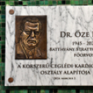 Táblát avattak Dr. Őze Béla emlékére