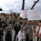 Tüntetés Cegléden