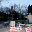 Tüntetés a ceglédi Kossuth téren