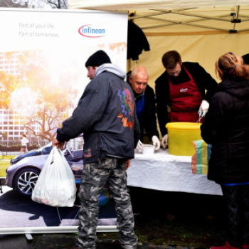 Infineon ételosztás