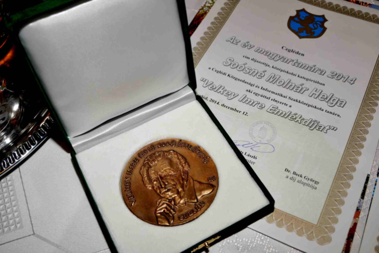 Pedagógus díjak átadása