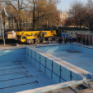 Városi Strandfürdő - Megérkezett a sátortető