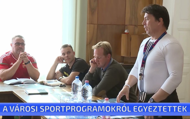 A városi sportprogramokról egyeztettek