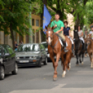 Lovasfelvonulás a belvárosban