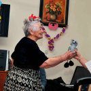 Farsang a ceglédi idősek otthonában