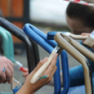 CIÖK kerékpártároló festés