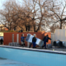 Városi Strandfürdő - Megérkezett a sátortető