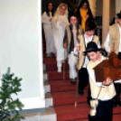 Betlehemezés a Városháza aulájában