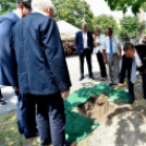 Kosárlabdacsarnok alapkőletétel 