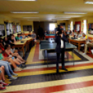 Kiállítás a gimiben