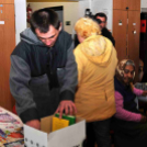 Adomány a ceglédi hajléktalanszállónak 