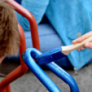 CIÖK kerékpártároló festés