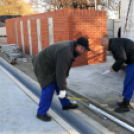 Városi Strandfürdő - Megérkezett a sátortető