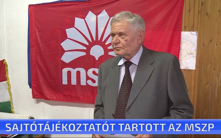 Sajtótájékoztatót tartott az MSZP