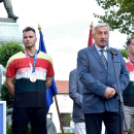 Vízilabda olimpikonok a főtéren