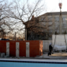 Városi Strandfürdő - Megérkezett a sátortető