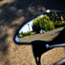 Kétkeréken Cegléden 