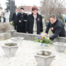 Honvéd sírok koszorúzása 