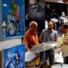 Amerikai vendég a Ceglédi Dobmúzeumban