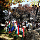 Megemlékezés a vasútállomáson