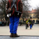 Kossuth szobor megkoszorúzása