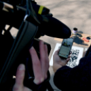 Cegléd első festett QR-kódja