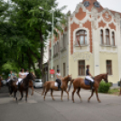 Lovasfelvonulás a belvárosban