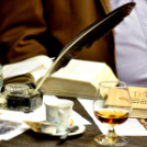 Zenés kávéház a könyvtárban