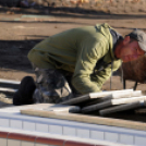 Városi Strandfürdő - Megérkezett a sátortető