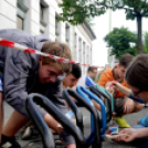 CIÖK kerékpártároló festés