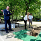 Kosárlabdacsarnok alapkőletétel 