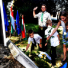 Megemlékezés a vasútállomáson