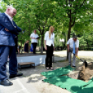 Kosárlabdacsarnok alapkőletétel 