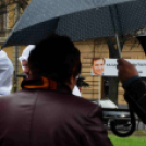 Esőben is kampányoltak Cegléden