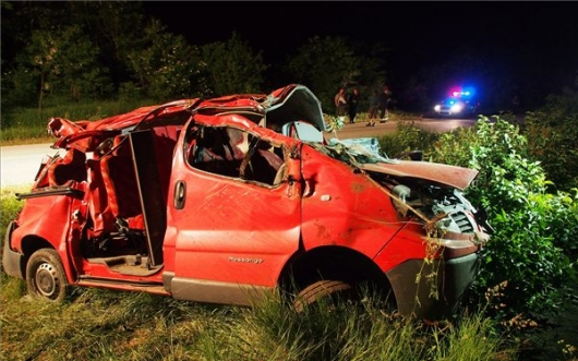 Gyanútlan őz okozott tömeges balesetet