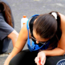 CIÖK kerékpártároló festés