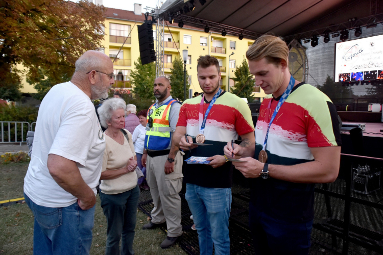 Jansik Szilárd és Pásztor Mátyás olimpikonok köszöntése