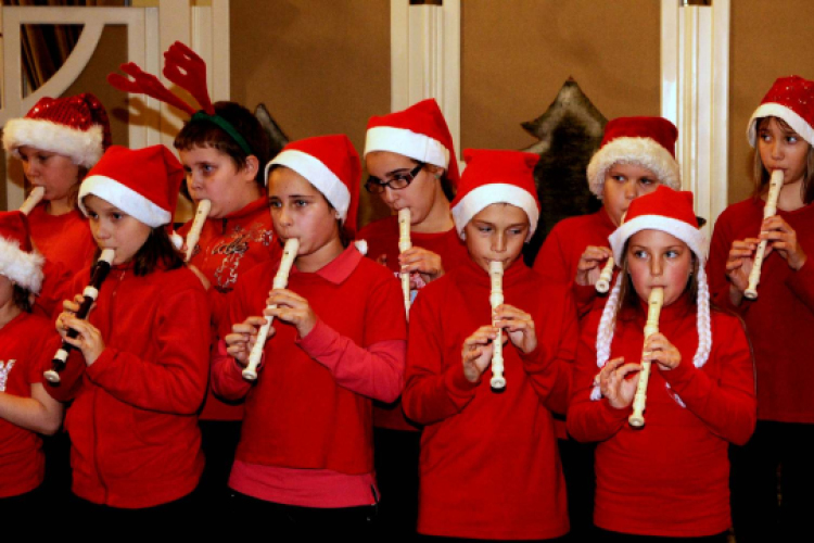 Városházán járt a Mikulás és a Krampusz is