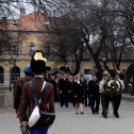 Kossuth szobor megkoszorúzása