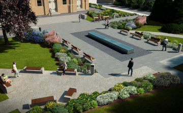 Megújul a Zsinagóga előtt tér