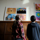 Kiállítás a gimnáziumban