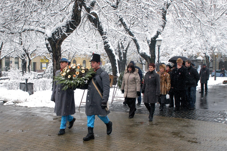 Március 15. koszorúzás