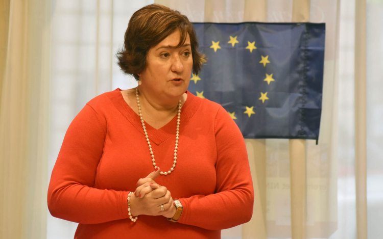 Gurmai Zita tartott sajtótájékoztatót Cegléden