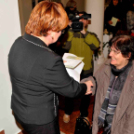 Betlehemezés a Városháza aulájában