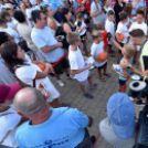 Vízilabda olimpikonok a főtéren