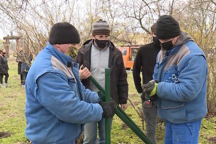 Épül a kutyafuttató