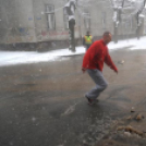 Csőtörés a Múzeum utcában