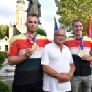 Vízilabda olimpikonok a főtéren