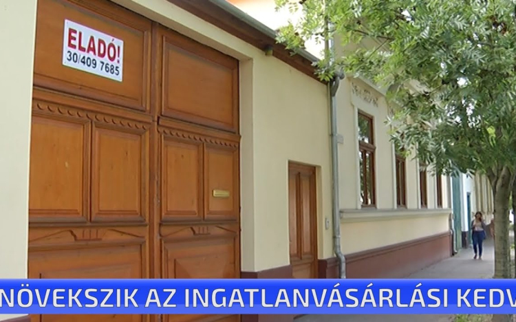 Növekszik az ingatlanvásárlási kedv