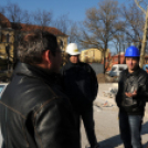 Városi Strandfürdő - járólapok építése